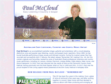 Tablet Screenshot of paulmccloud.com